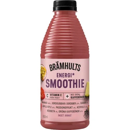 Smoothie Energi Ananas Jordgubb Banan