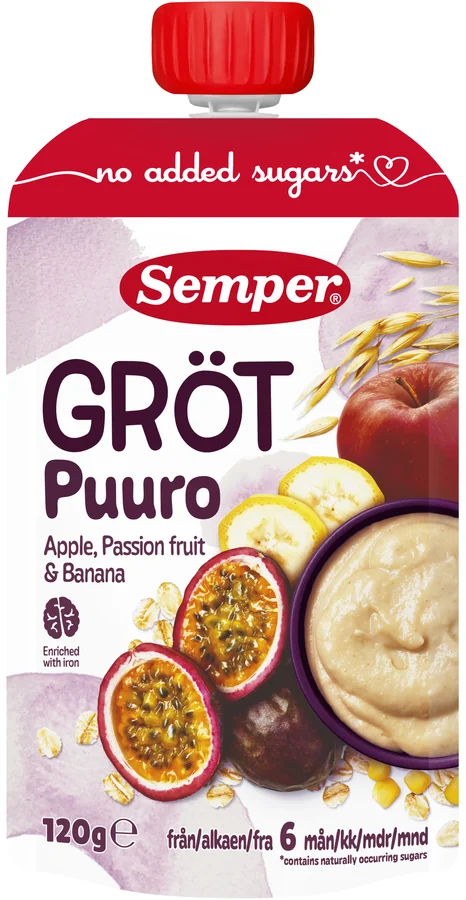 Gröt Passion Äpple Banan