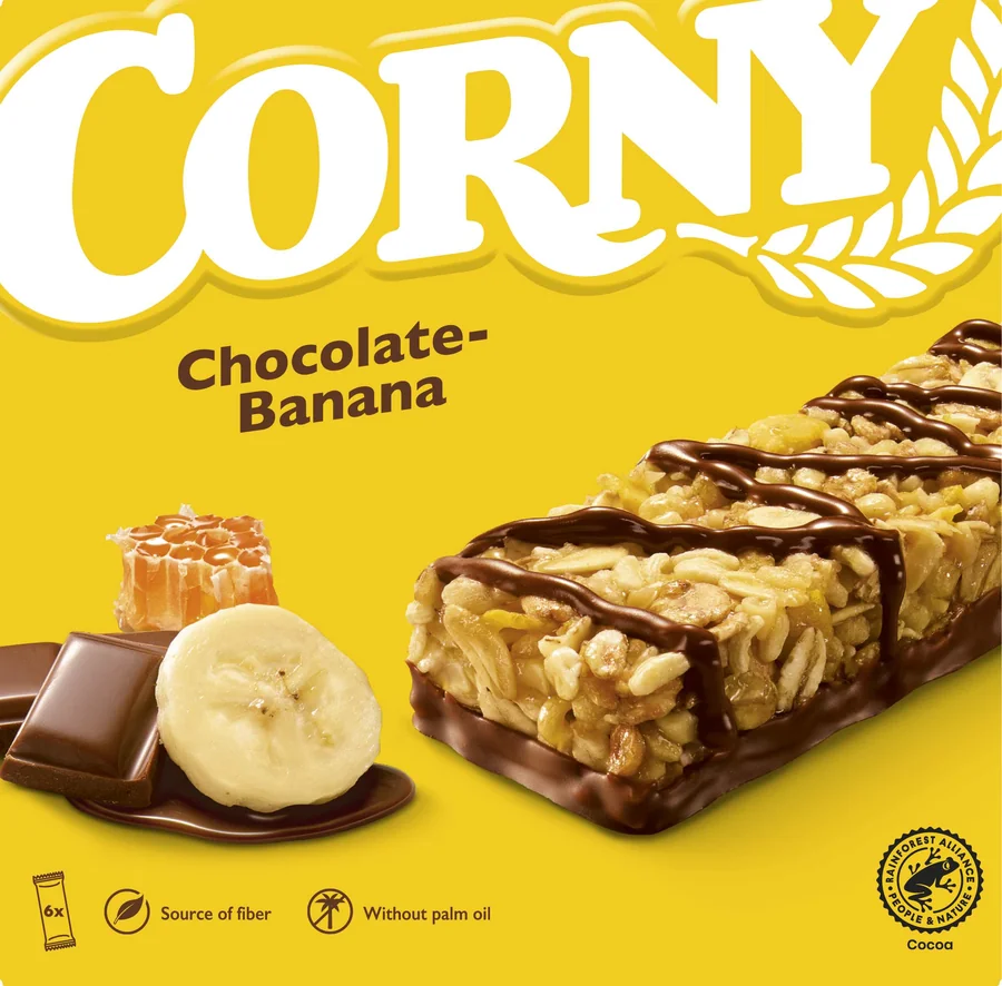 Müslibars Choklad & banan 6-pack