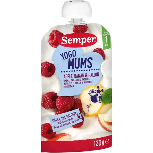 Yogo mums Äpple, banan & hallon Från 1år