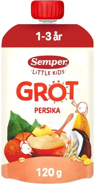 Grötklämmis Persika/Banan/Havre 1-3 År