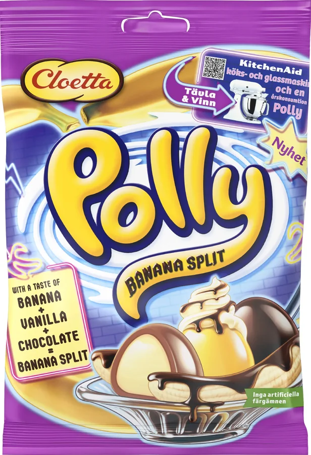Polly Banana Split