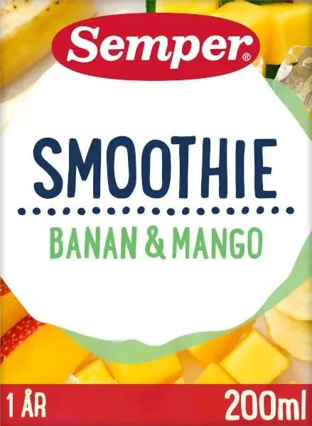 Smoothie Banan/Mango 1 År