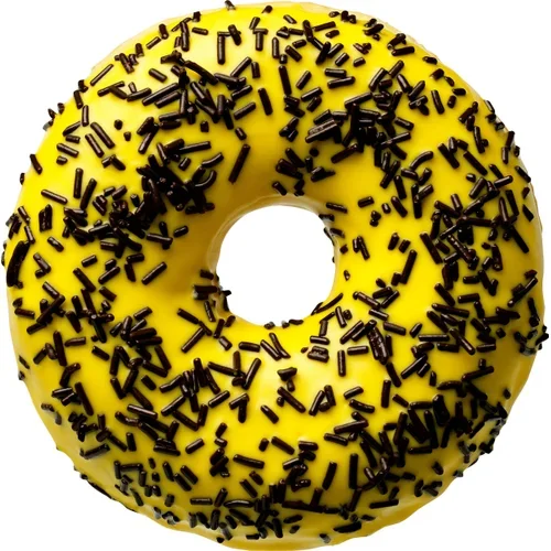 Donut Banana Dark Sprinkles