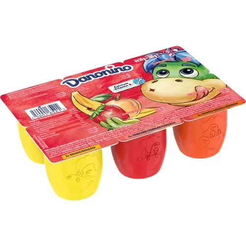 Fruktkvarg Jordgubb Aprikos Banan 6-p