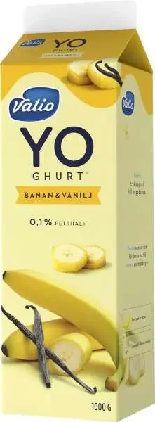 YO-ghurt Banan/Vanilj 0,1%