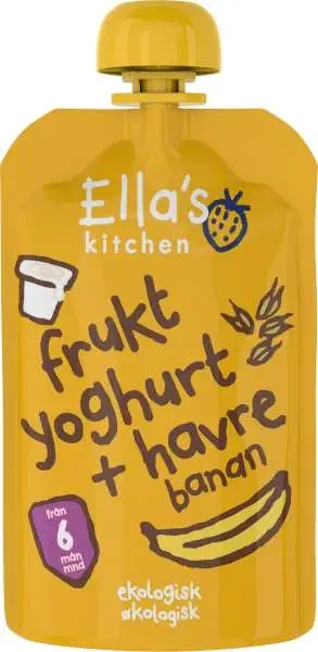 Frukt Yoghurt Havre/Banan 6 Mån EKO