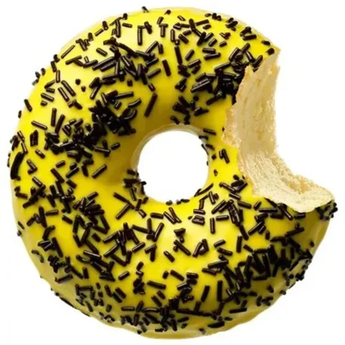 Donut Banana Dark Sprinkle