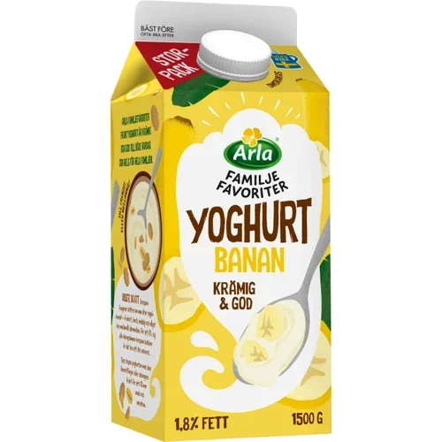 Fruktyoghurt Familjefavoriter Banan 1,8% ®