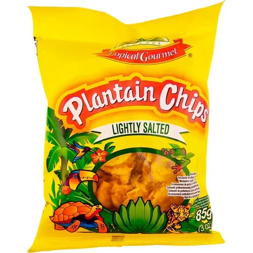 Bananchips Lättsaltade