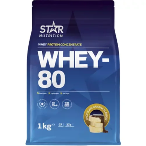 Proteinpulver Whey -80 Chokladbanan Star