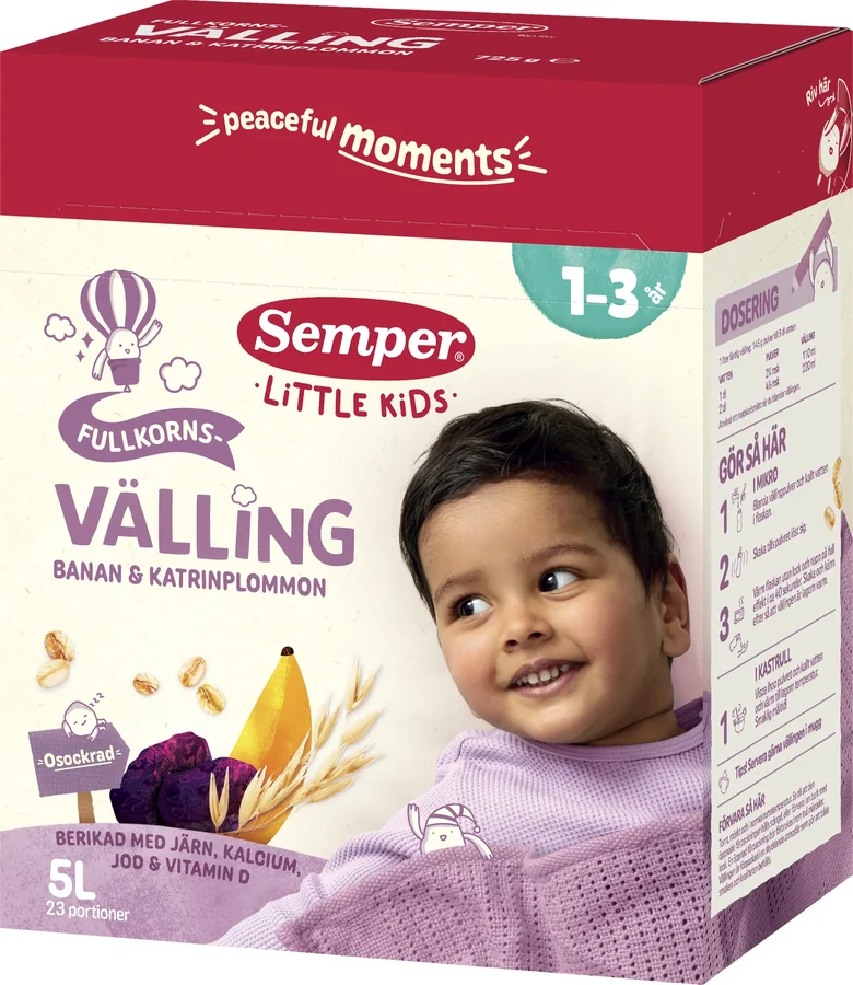 Välling Fullkorn/Banan/Plomm