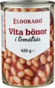 Vita Bönor i Tomatsås