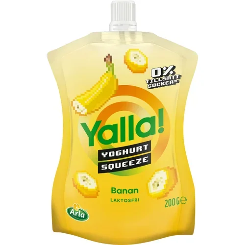Drickyoghurt squeeze Banan Laktosfri 3%