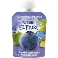 Fruktsmoothie Äpple Blåbär Banan Från 6 Månader