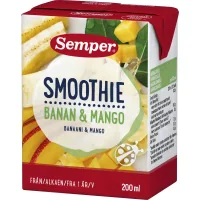 Smoothie Banan Mango Från 12 Månader
