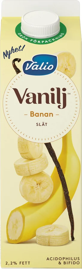Vaniljyoghurt Banan 2,2%