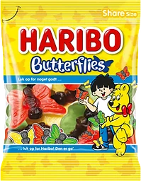 Godispåse Butterflies 120g Haribo