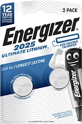 Batteri Litium 3V CR2025 2-pack