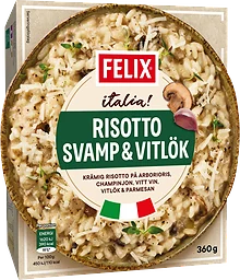 Risotto svamp & vitlök 360g Felix