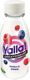 Drickyoghurt Yalla! Hallon Blåbär 0,5% 350ml Yoggi®