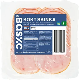 Kokt Skinka 300g ICA Basic