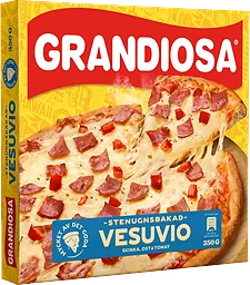Pizza Vesuvio Fryst 350g Grandiosa