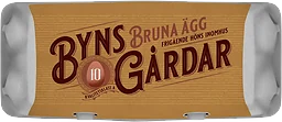 Ägg Bruna 10-p Byns Gårdar