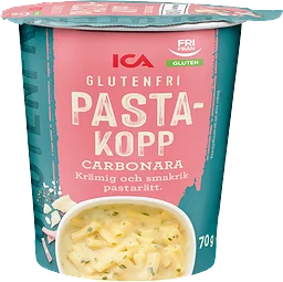 Pastakopp Carbonara Glutenfri 70g ICA