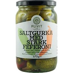 Saltgurka Stark 670g Plivit