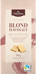 Choklad Blond Havssalt 100g ICA Selection