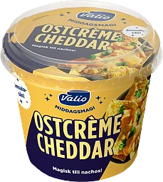 Cheddar Ostcrème Middagsmagi 250g Valio