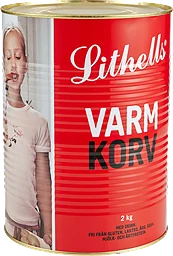 Varmkorv med Naturskinn 2kg Lithells