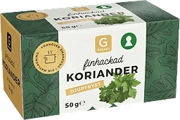Koriander Finhackad