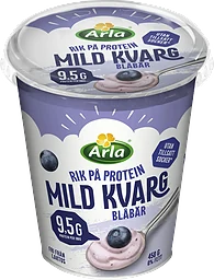Kvarg Mild Blåbär Laktosfri 0.2% 450g Arla®