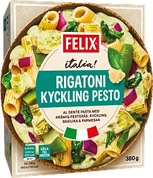 Rigatoni kyckling pesto 380g Felix