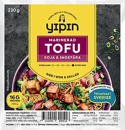 Marinerad Tofu Sojasås & Ingefära