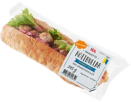 Baguette Köttbullar Rödbetssallad 245g ICA