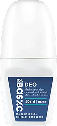 Deodorant Man Roll on 50ml ICA Basic