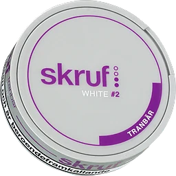 Portionssnus Vit Tranbär 21,6g Skruf
