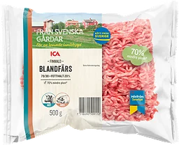 Blandfärs Färsk 20% 500g ICA