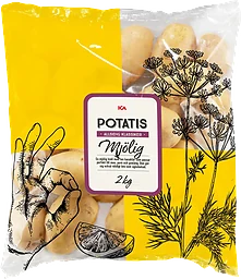 Potatis Mjölig 2kg Klass 1 ICA