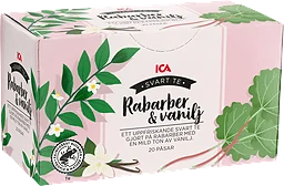 Rabarber & vanilj te 20-p ICA