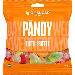 Godispåse Candy Tutti Frutti 50g Pändy