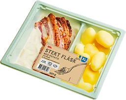 Färdigmat Stekt Fläsk med Potatis och Löksås XL 450g ICA