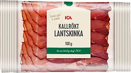 Lantskinka Kallrökt 100g ICA