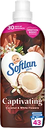 Sköljmedel Coconut and White Flower 650ml Softlan