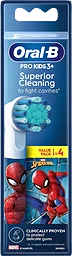 Tandborstrefill Spiderman 4p Oral-B