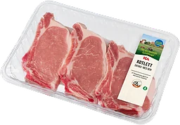 Kotlett Färsk Skivad med ben ca 480g ICA
