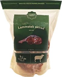 Lammstek skivad Fryst ca 2.2kg Hacksta Halal